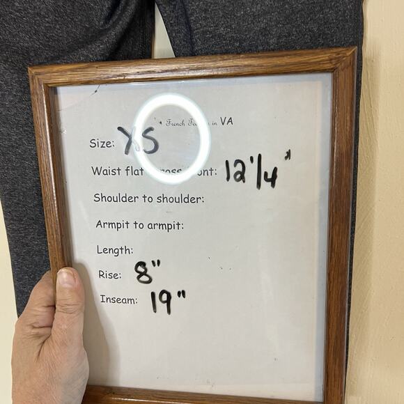 Old Navy Active Leggings Size XS Capri Gray Compression Performance Workout - Picture 6 of 7